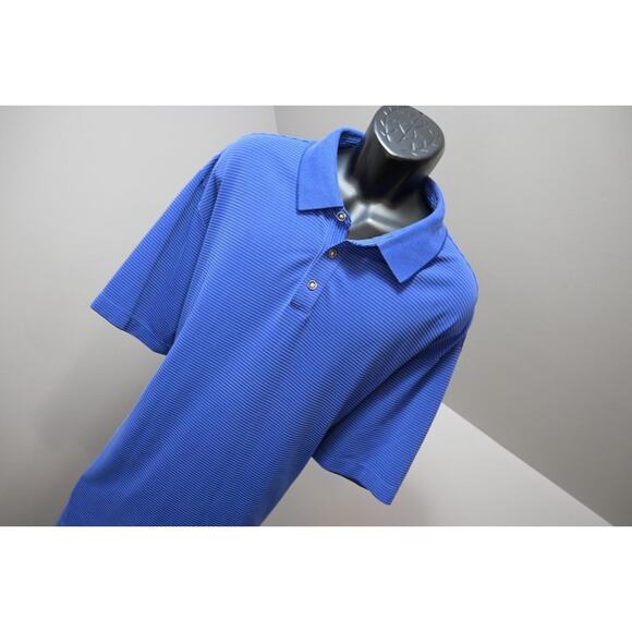 Tommy Bahama Golf Polo Short Sleeve Modal Polyester Blue Mens Size 2XL XXL - Picture 4 of 6
